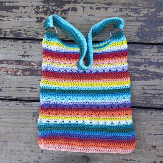 Striped & Twisted Large Market Bag Free Pattern
