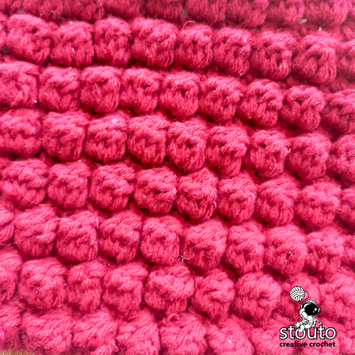 Bobble Stitch in Crochet : Step-by-Step Instructions (US Terms)