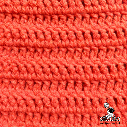 Crochet the Herringbone Double Crochet Stitch (US Terms)