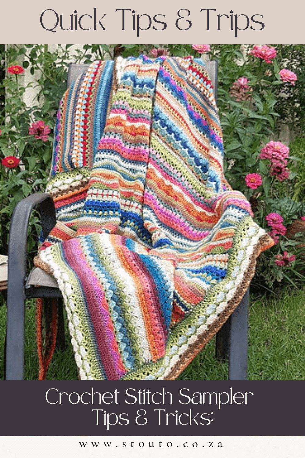 Stitch Sampler Tips & Tricks - Crochet tips and tricks to assist with the crochet stitch sampler crochet projects