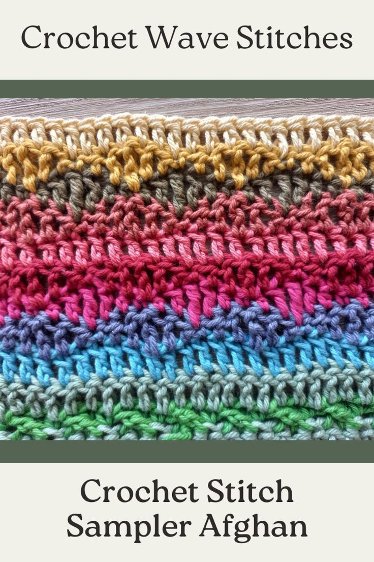 Easy Crochet Wave Stitch Pattern (Step-by-Step Tutorial)
