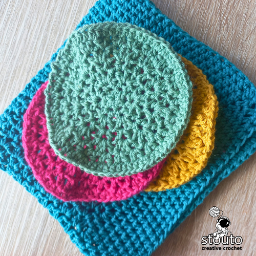 Spider Stitch Washcloth & Face Scrubbie Complete Crochet Tutorial