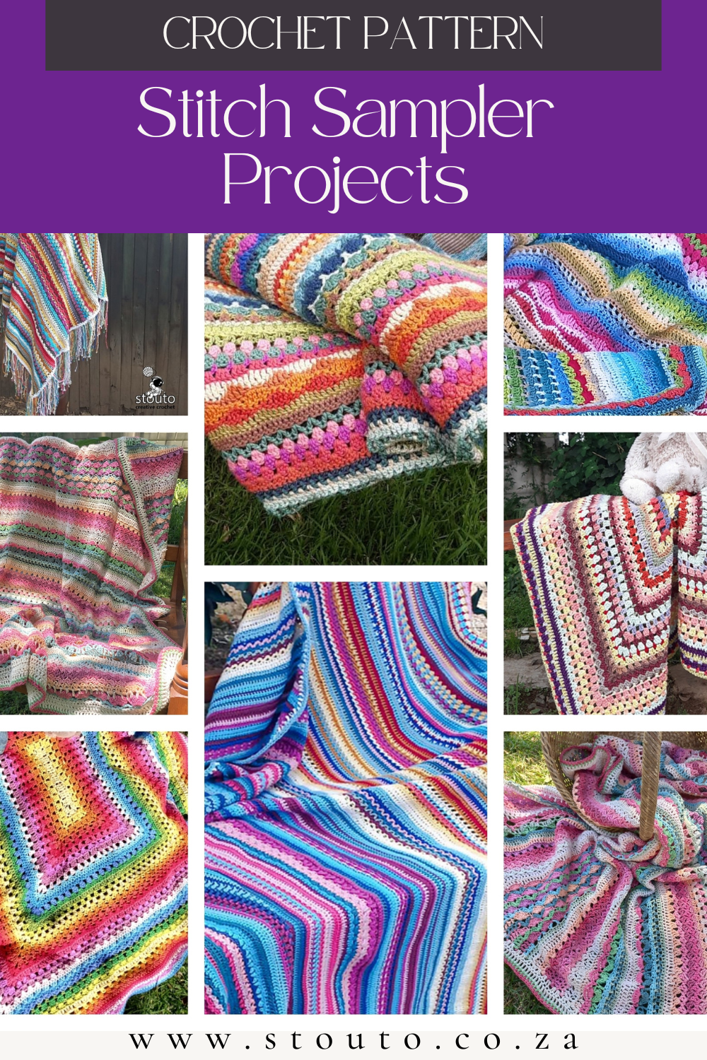 Stitch Samplers: Crochet Blanket Inspiration & Creative Crochet Ideas