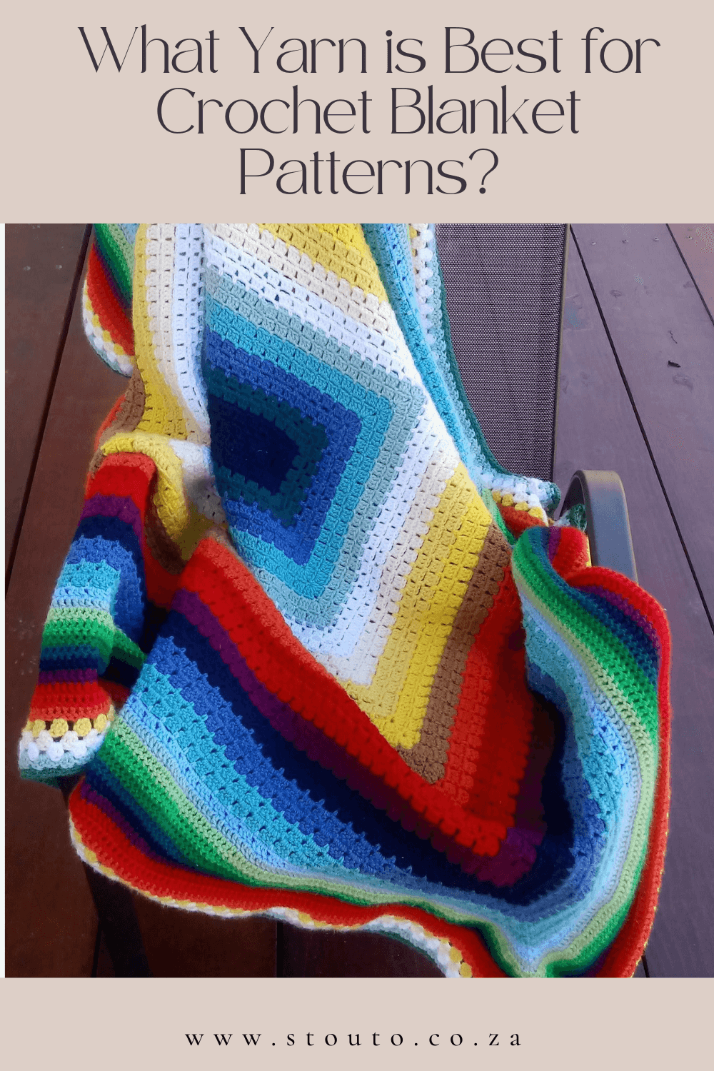 What type of yarn is best for crochet blankets?