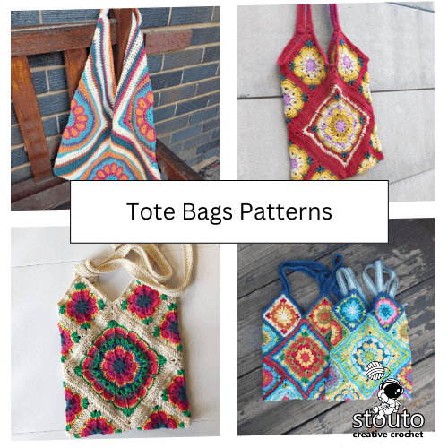 Crochet tote bag patterns for everyday carrying