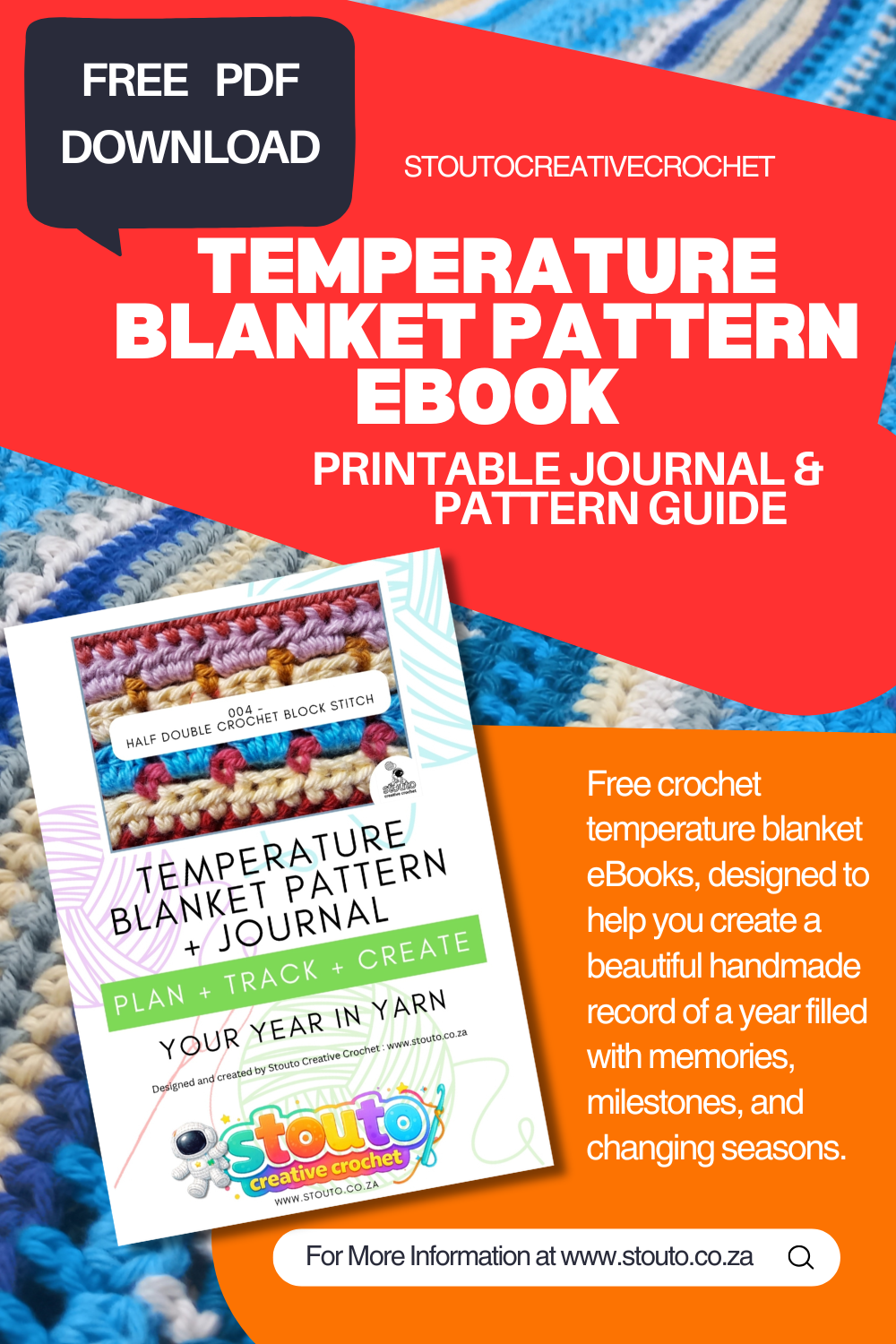 Free Temperature Blanket Pattern Ebooks, Guides and Printable Journals
