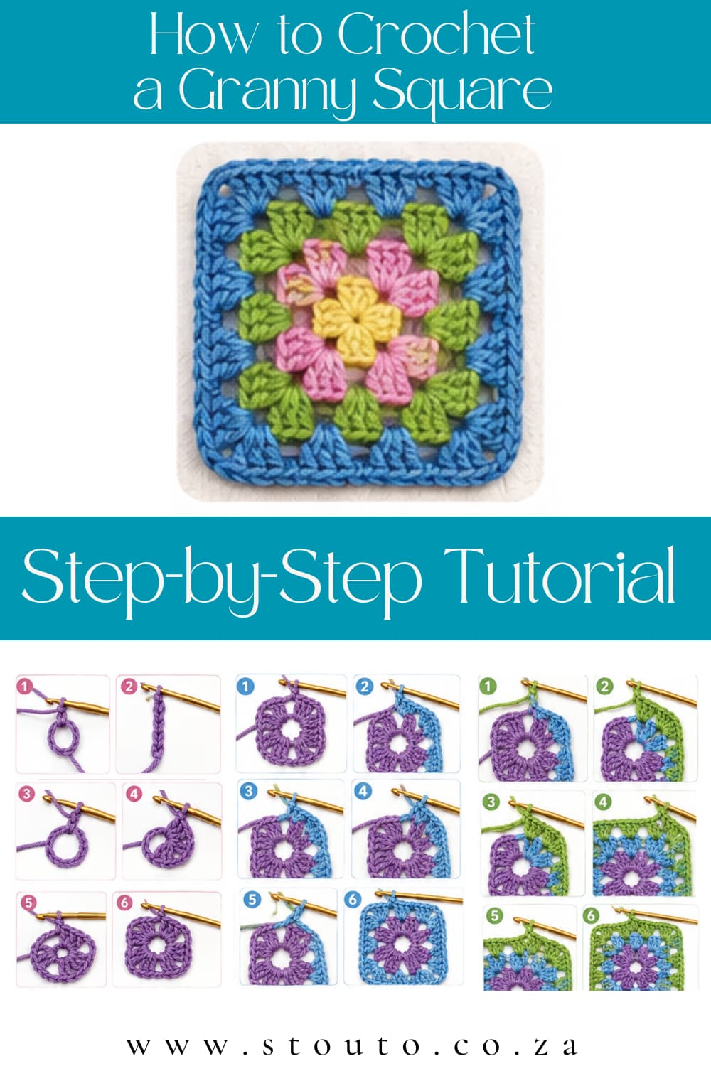 How to Crochet a Granny Square: Step-by-Step Tutorial