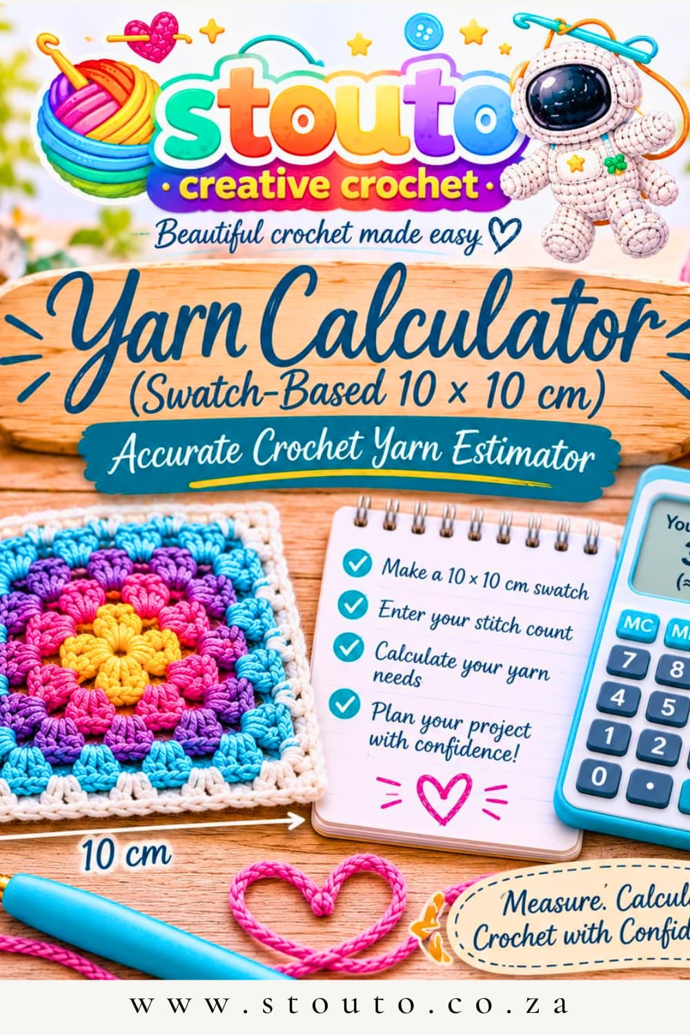 Granny Square Blanket Calculator (Squares & Yarn Estimator)