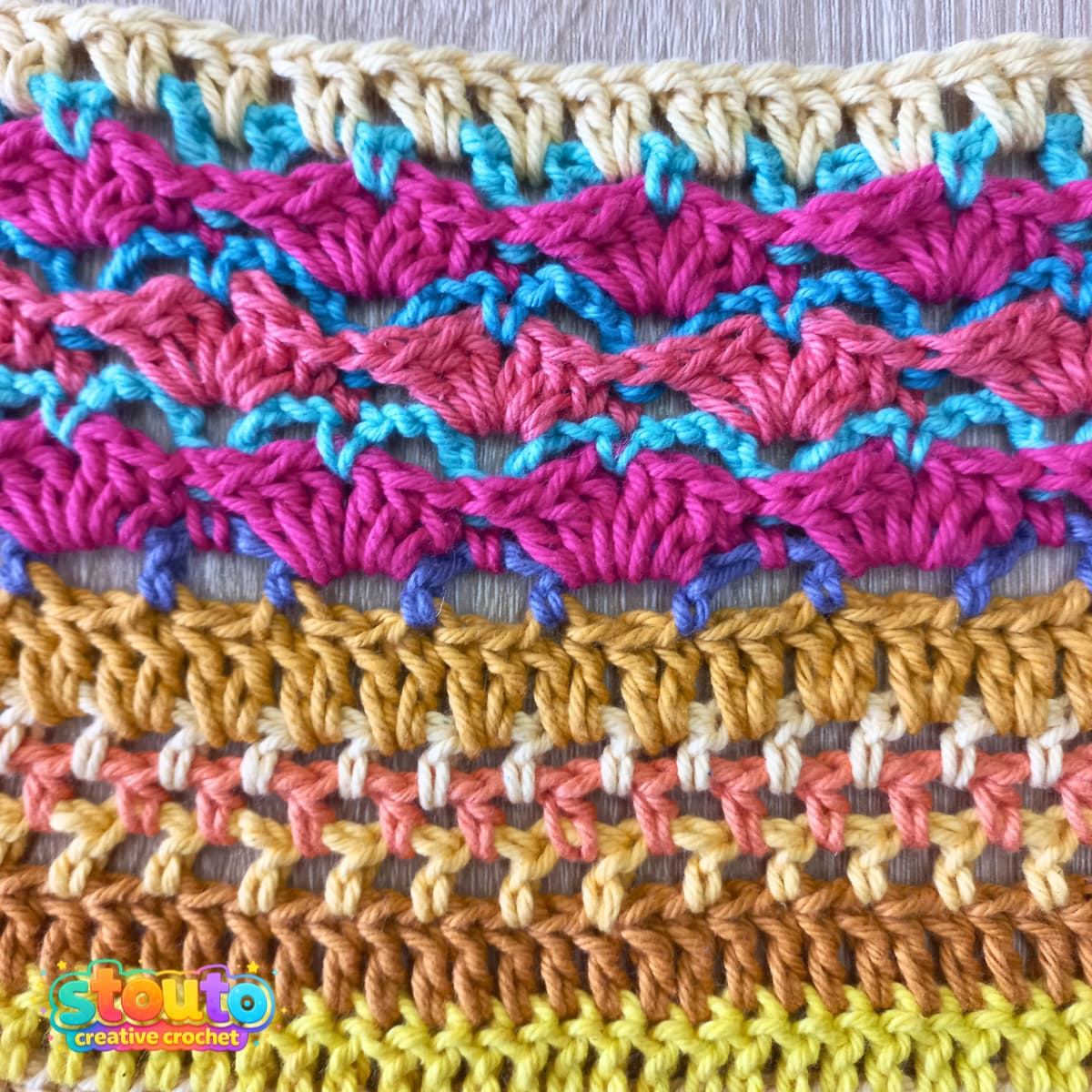 Ultimate Stitch Sampler Blanket – Photo References for Rows 27–39