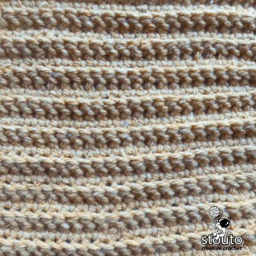 BLO Single crochet (BLOSC) Step by step tutorial