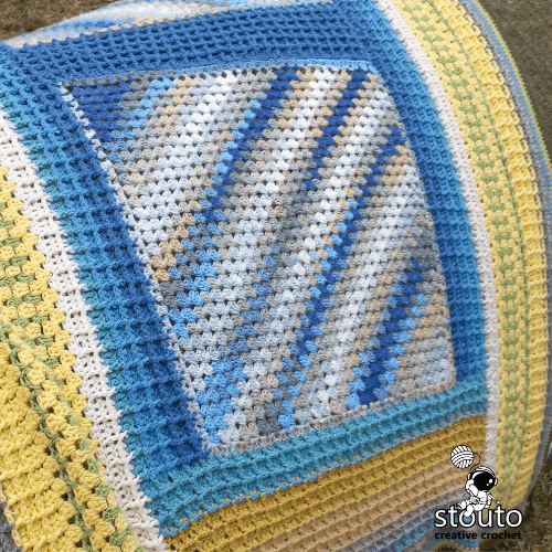 corner to corner crochet blanket stitch pattern