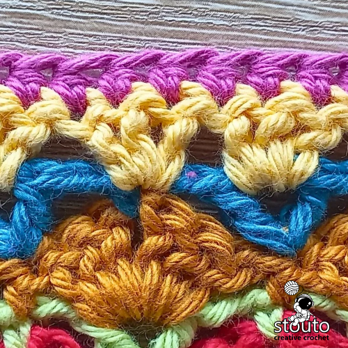 How to Crochet Flower Shells in a Row 9 - Full Step-by-Step
