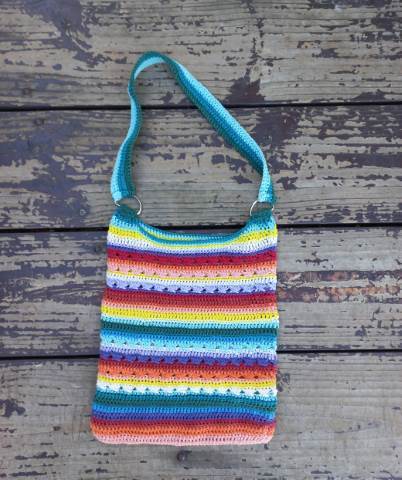 A Sturdy, Colorful Crochet Market Bag