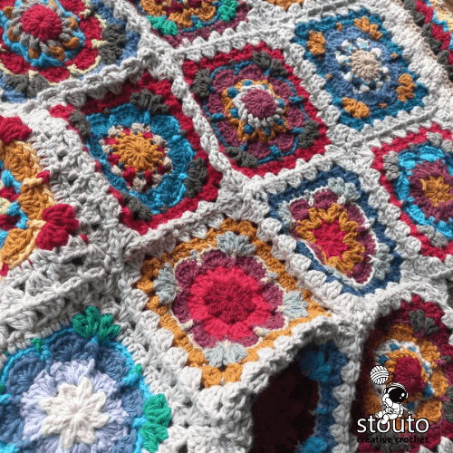 Quick Guide for detrimining the amout of squares needed for your blanket