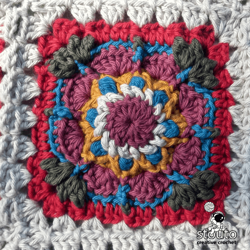 Free granny square pattern crochet tutorial square 2