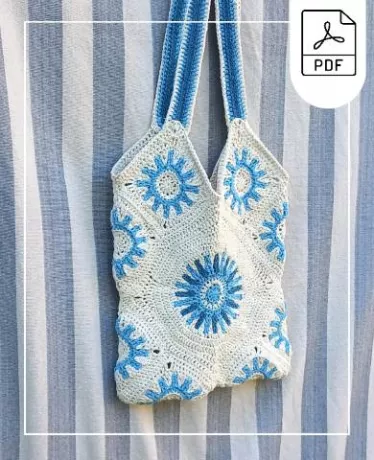 Sunshine Beach Tote Bag Crochet Pattern