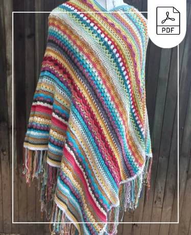 Easy boho crochet pattern downloadable pdf
