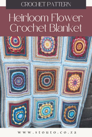 Beginner-Friendly Crochet Blanket Pattern: Heirloom Flowers Design