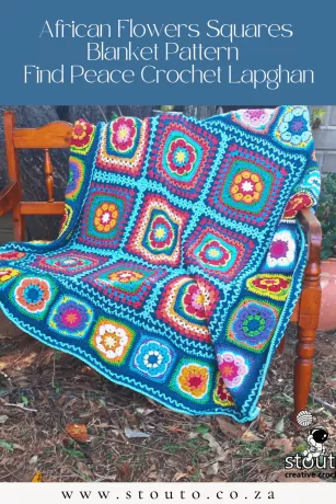 New to crochet? This beginner friendly African flower blanket pattern is easy to follow and incredibly satisfying as each floral square blooms.