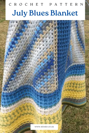 Mizex c2c and waffle stitch crochet blanket pattern