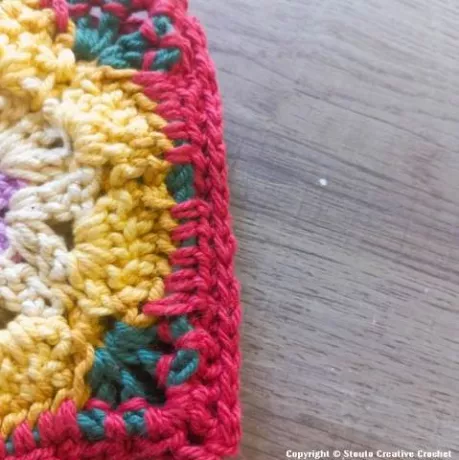 single crochet into each stitch