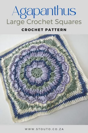 Free crochet flower pattern Agapanthus