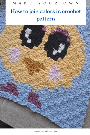 How to change color is c2c crochet projects