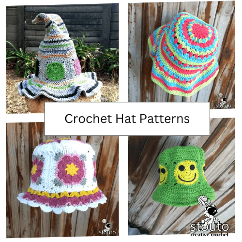 Crochet hat patterns for all seasons and skill levels