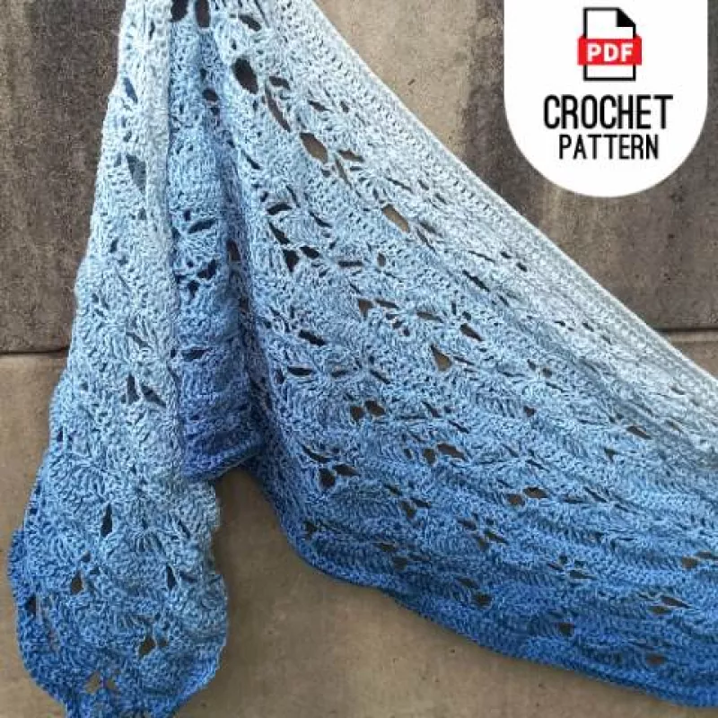 Stretched out Lacy scarf