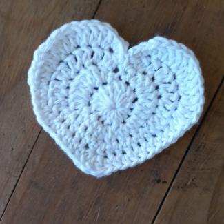 Small crochet heart