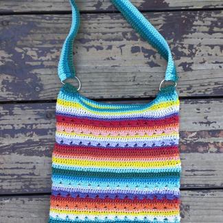 Unique crochet market bag