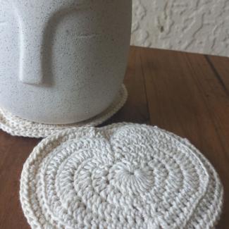 Thick potplant coaster