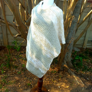 Crochet blanket stitch poncho 