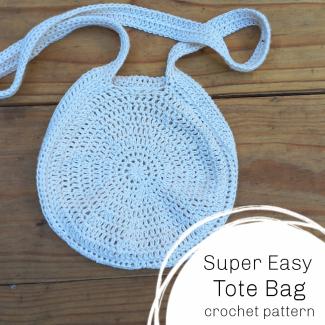 Super Easy crochet tote bag 