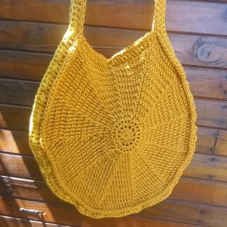 Hsning large round shopper bag