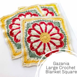 Large Granny Square 9 inch Blanket Square 