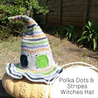 Striped crochet with hat pattern 