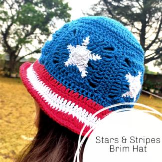 Stars and Stripes American flag hat 