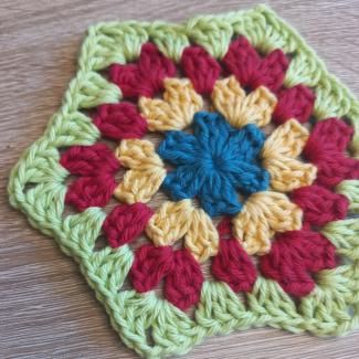 Easy Granny Stitch Hexagon 