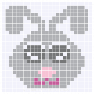C2C Graph for Easter Baby Bunny Rabbit 