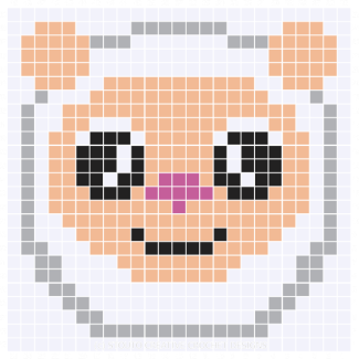 C2C Graph for Cute Baby Sheep 