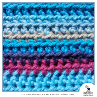 FLO/BLO Half Double Crochet Stitch Pattern 