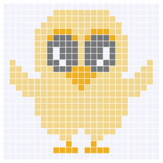 C2C Crochet Pattern - Cute Baby Chicken want a hug 