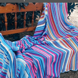 What is the best yarn for a crochet temperature blanket ?