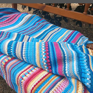 How to make a temperature blanket gauge swatch ?