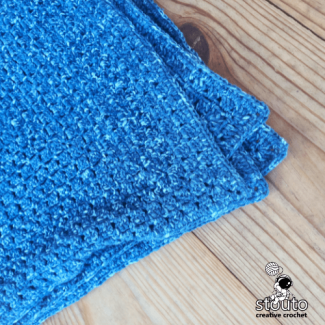 Budget-friendly crochet baby blanket free pattern using minimal yarn