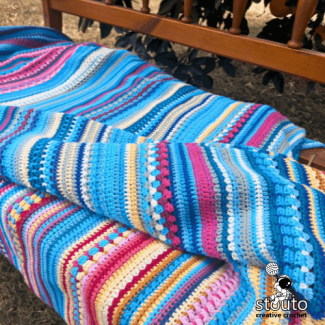 Temperature blanket crochet pattern free teaser preview for 2026 project