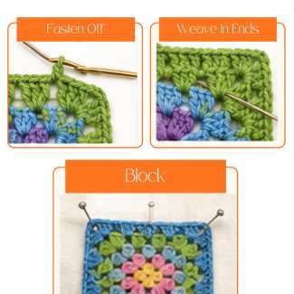 Easy how to make a granny square titorial