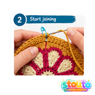 Join the Crochet Panels - How to Join a Crochet Tote Bag: Panels, Seams and Straps
