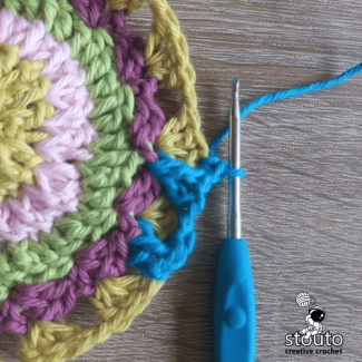 African Flower Patchwork Flowers Round 7